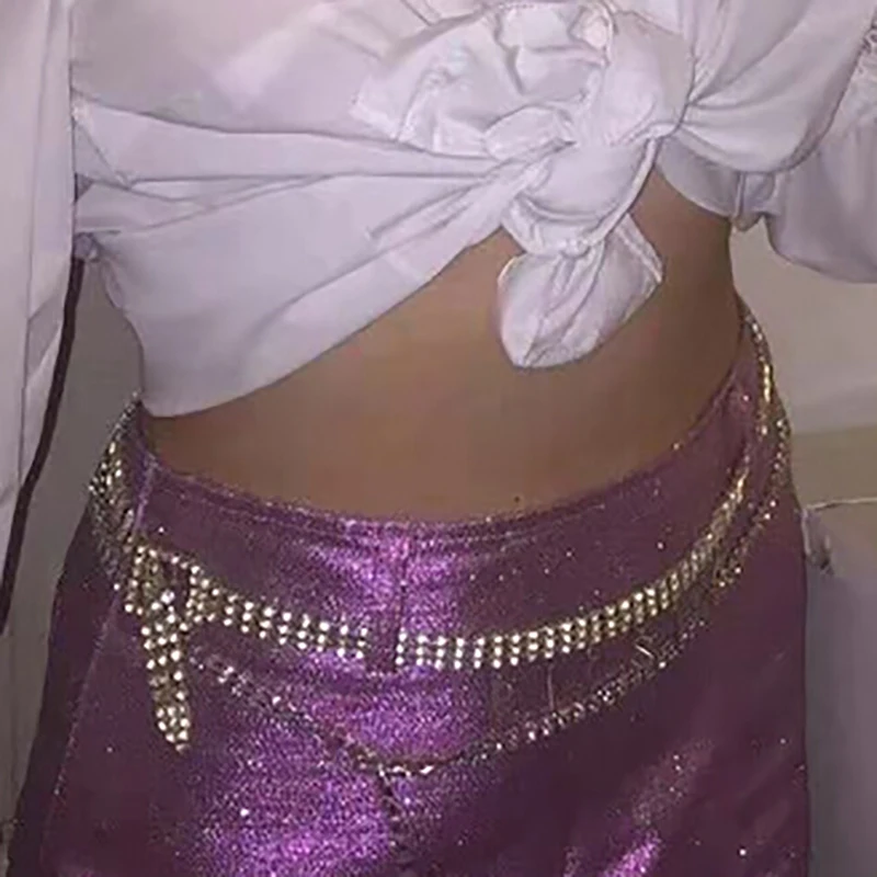 Роскошные женские ремни Стразы со стразами цепочка с кристаллами широкий