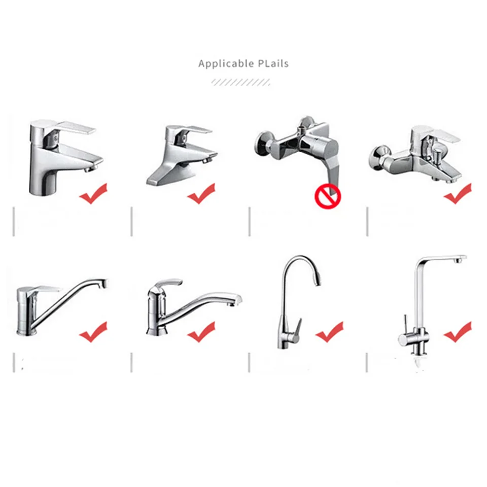 

Shower Heads 360 Degree Rotation Faucet Booster Shower Head Kitchen Shower Tap Head Faucet Water Saving Sprinkler Spatter Nozzle