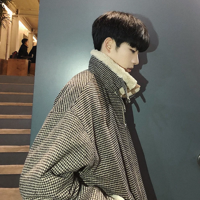 Мужские пальто 2021 осень и зима новое хлопковое для детей M-XL лацкан темперамент