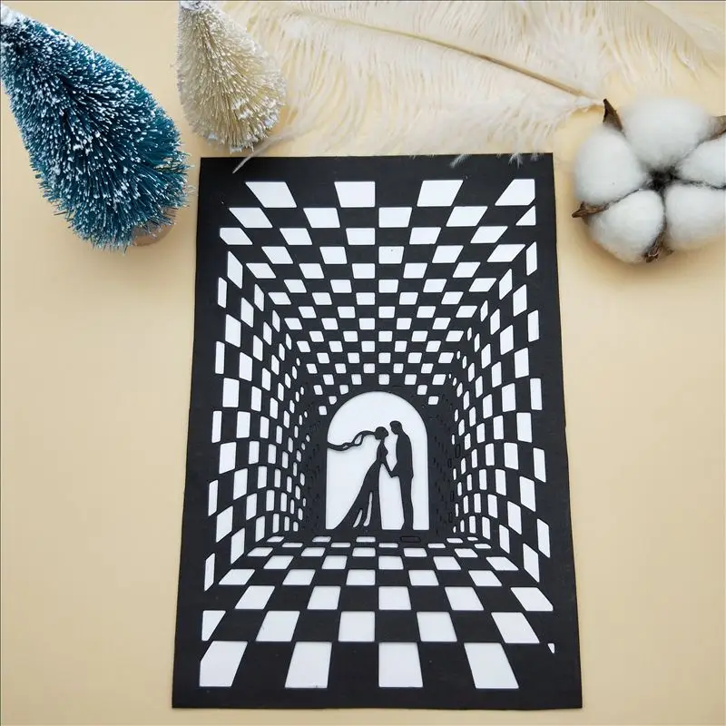 Новинка 2020 свадебные штампы металлические Вырубные большой размер скрапбукинг