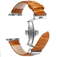 leather watchband for apple watch 6 5 4 se band sport leather bracelet 42mm 38mm strap for iwatch series 321 band
