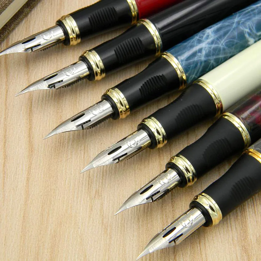 JINHAO 450 G перо металлический золотой изменение каллиграфии круглая форма зеленый