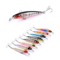 hot depth 0 6m 1 8m min soft fishing lure gear topwater bait fish tackle double hook artificial floating swing trolling bass