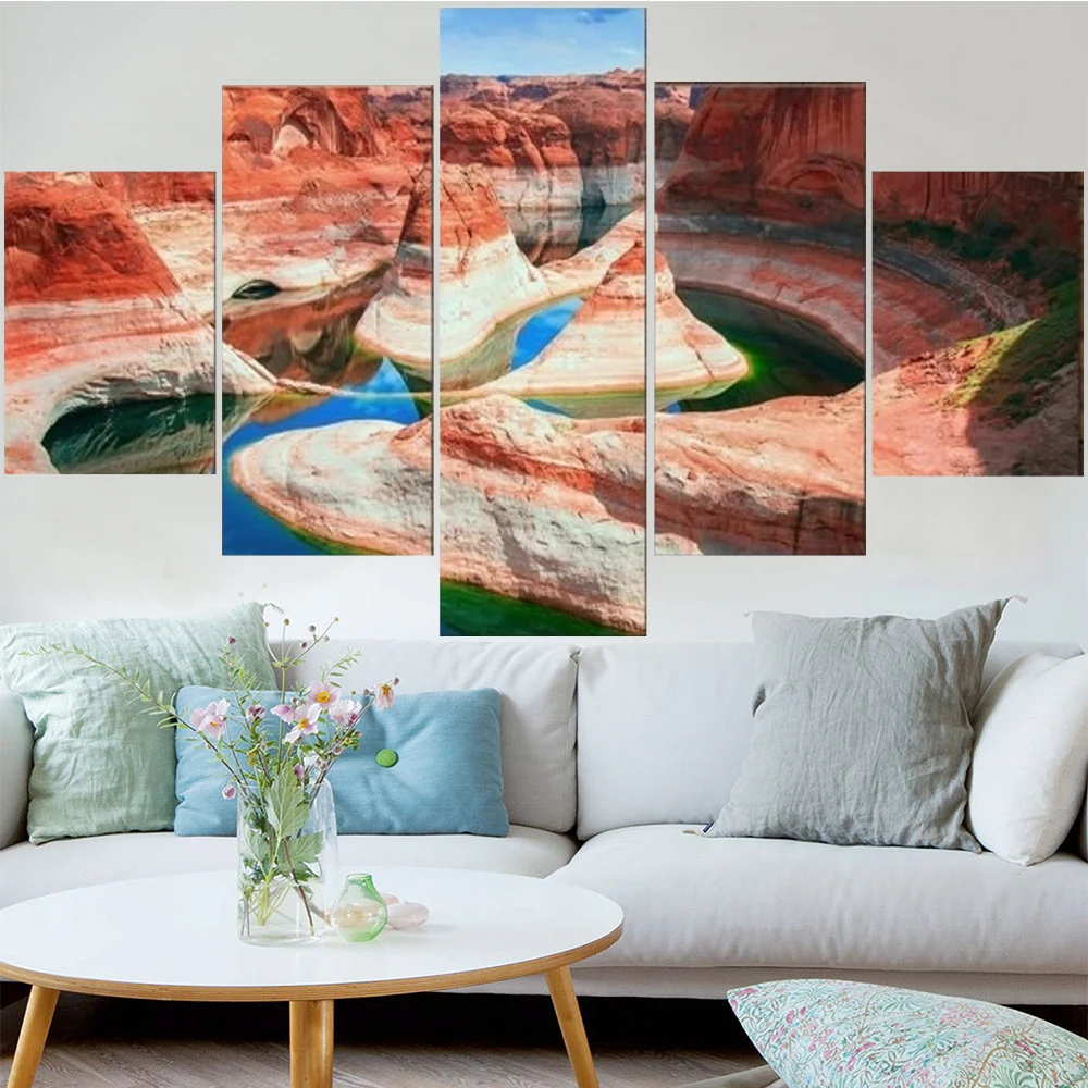5 шт. Настенная картина Каньон