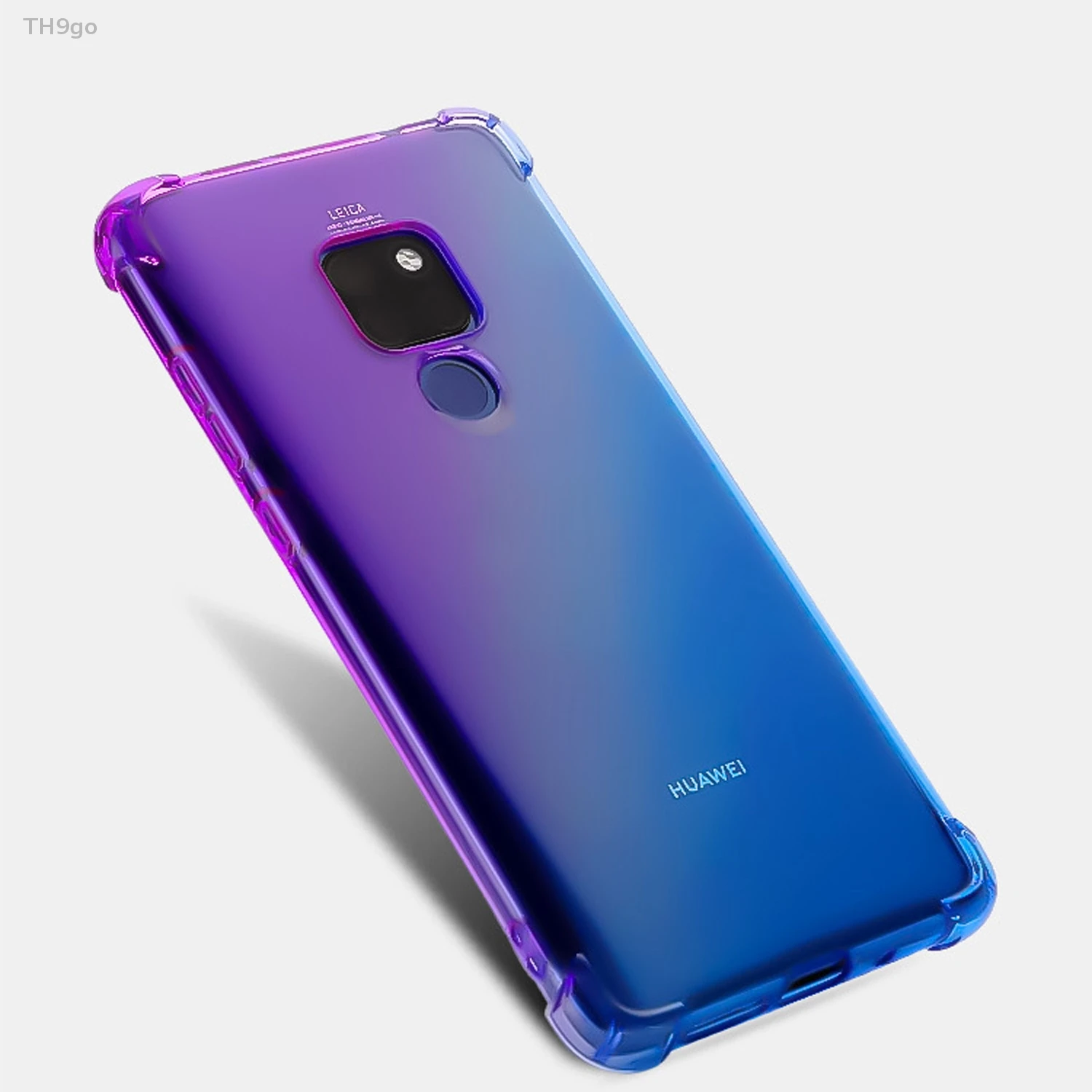 Градиентный чехол для телефона Huawei Mate 20 Pro 20X P20 P30 Lite Nova 3 4e 3i 3e прозрачный