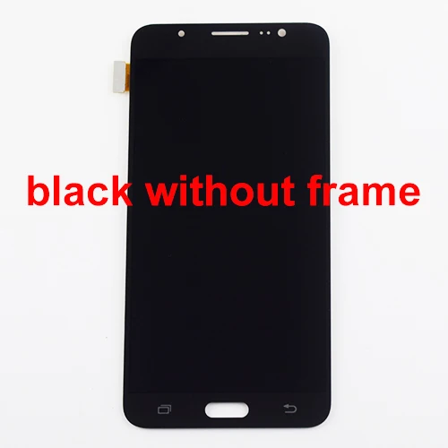 Black without frame Для samsung Galaxy J7 lcd J710 SM J710F J710FN J710M J710H J710A DS lcd дисплей+ кодирующий преобразователь сенсорного экрана в сборе рамка - Цвет: Black without frame