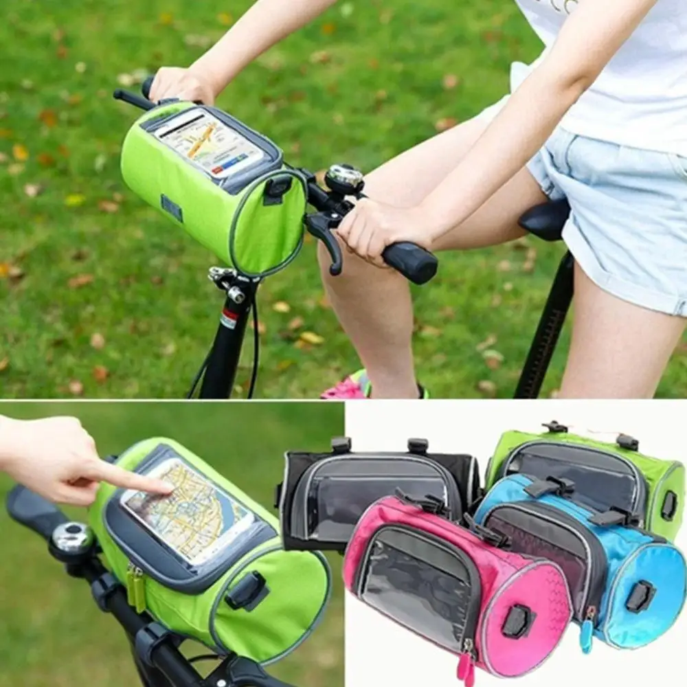 Большие велосипедные сумки руль передняя Труба водонепроницаемая сумка для