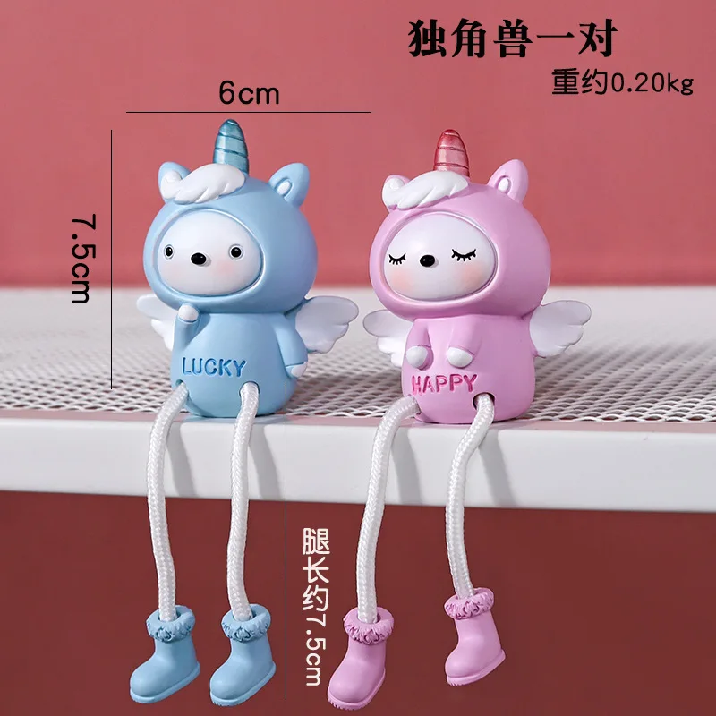 

Cartoon creative resin crafts, cute dangjiao couple dolls, home furnishings, wedding gifts, birthday gifts