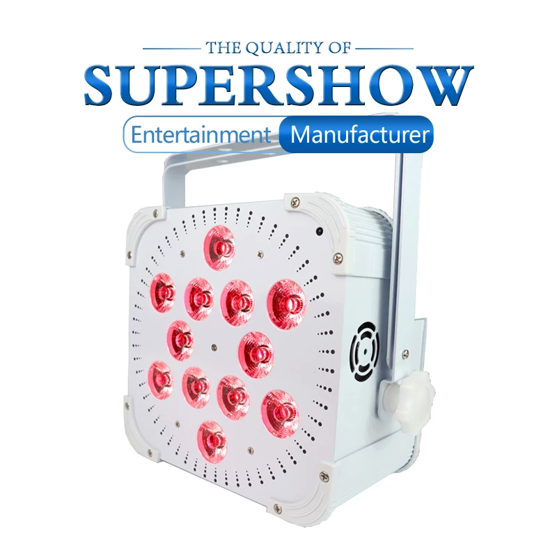 Беспроводной и Перезаряжаемый умный светодиодный светильник PAR 12*18 Вт RGBWAUV