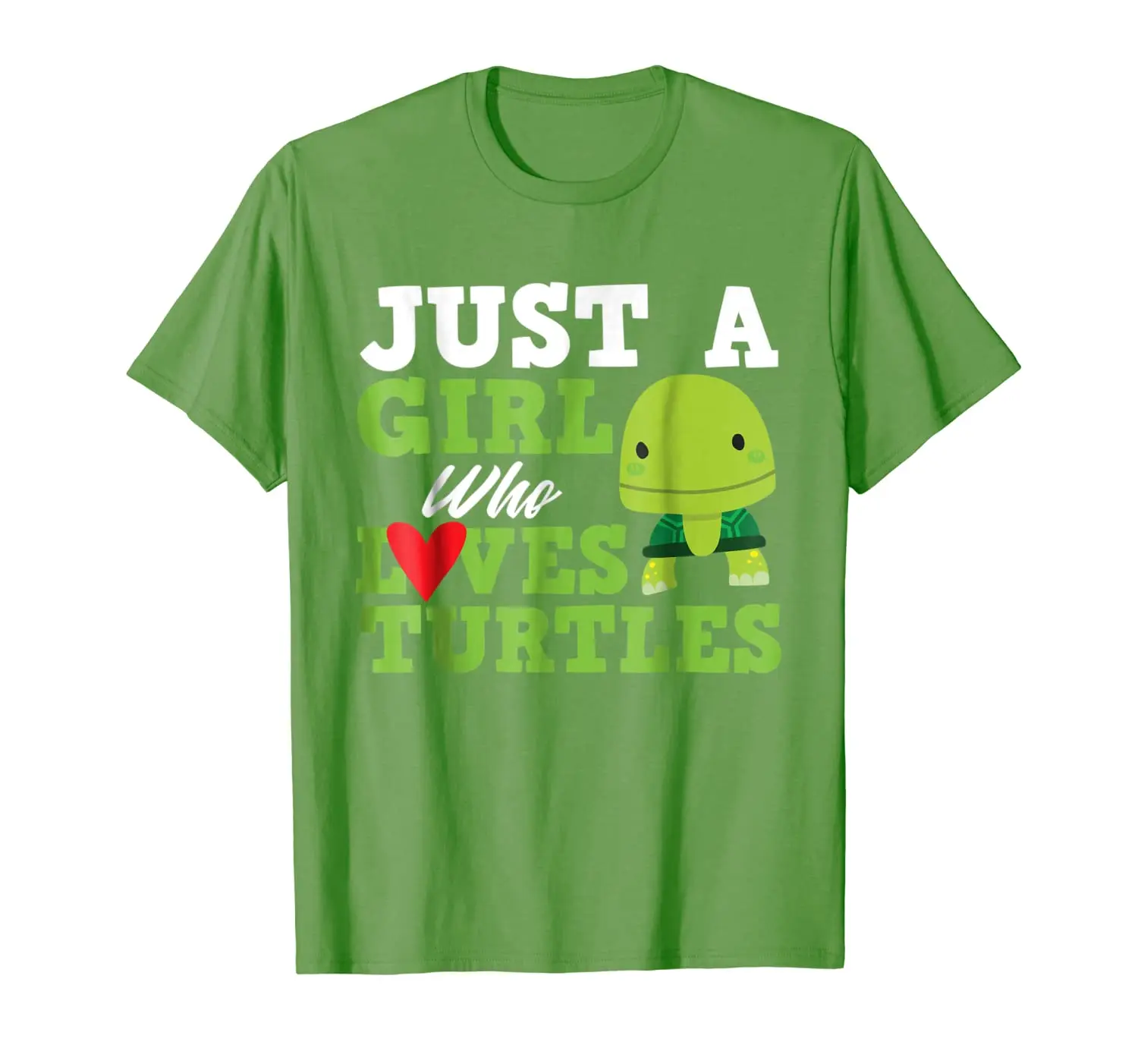 

Just a Girl Who Loves Turtles Cute Animal T-Shirt Gift