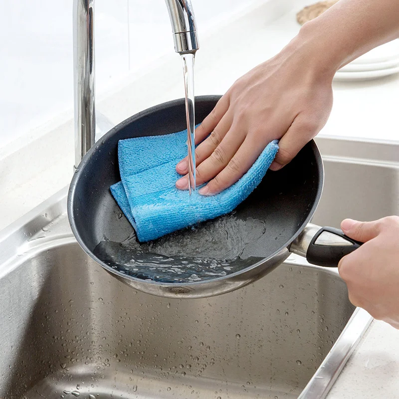 Кухонное полотенце s для посуды из микрофибры Ткань мытья кухонное ткань