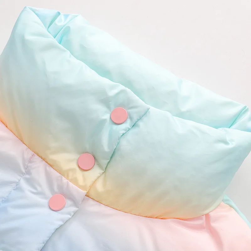 Осень-зима 2020 новый градиентный дизайн карамельные цвета свободная повседневная