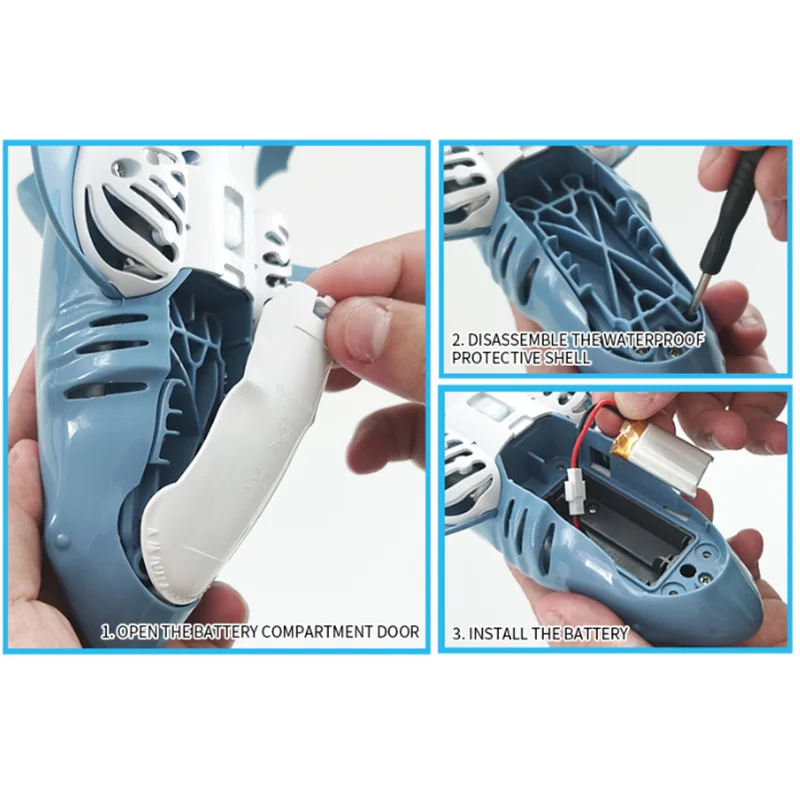 Электрическая мини-рыба с дистанционным управлением 2 4 ГГц Акула для детей