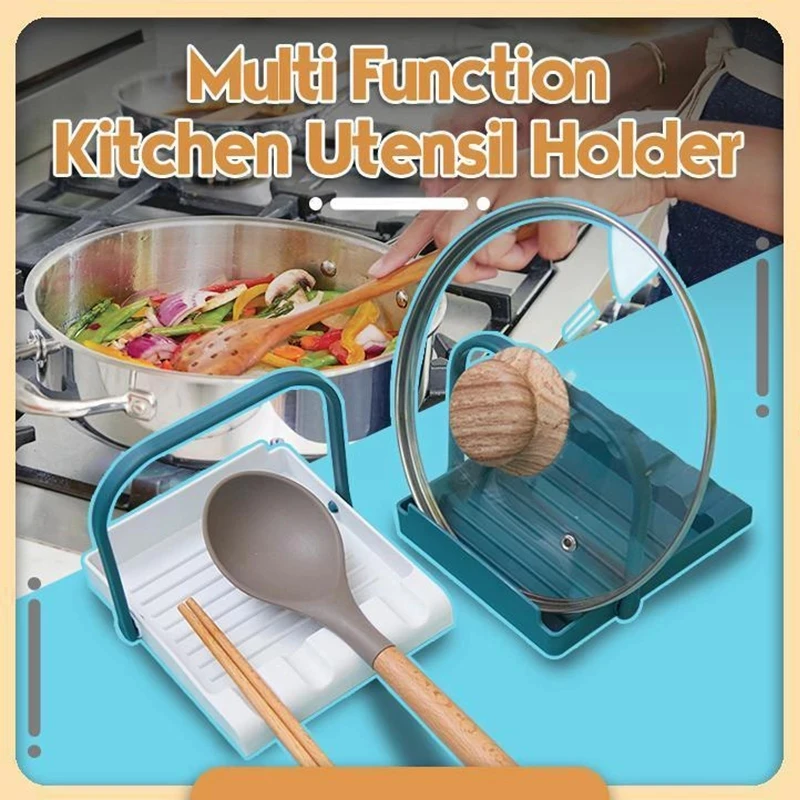 

Кухонные держатели для ложек, подставка для горячей готовки, кухонный Органайзер, вилка и лопатка, полка, держатель для кухонной утвари