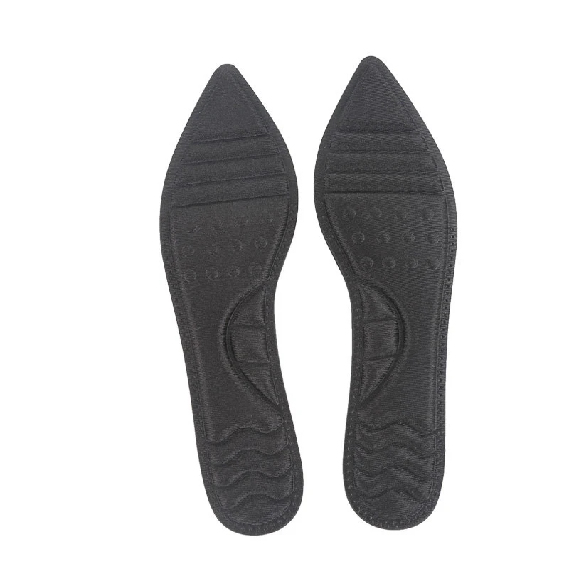 Золотой Sponge Sport Shoes Pad Comfortable Gel Insoles Ladies Massage Sole Women Insoles Inserts Shock Absorption Pads - Цвет: Золотой