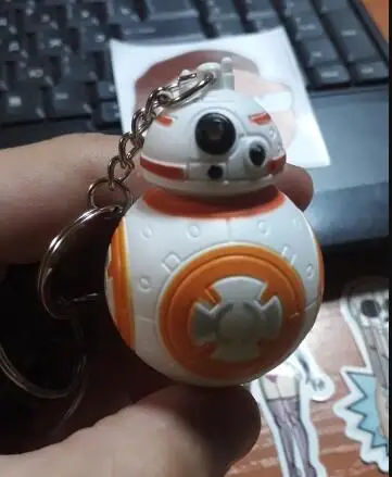 

Star Wars Awakens BB8 Darth Vader PVC Pendant Space War BB-8 Action Figure Toys Keychain Gift for Kids
