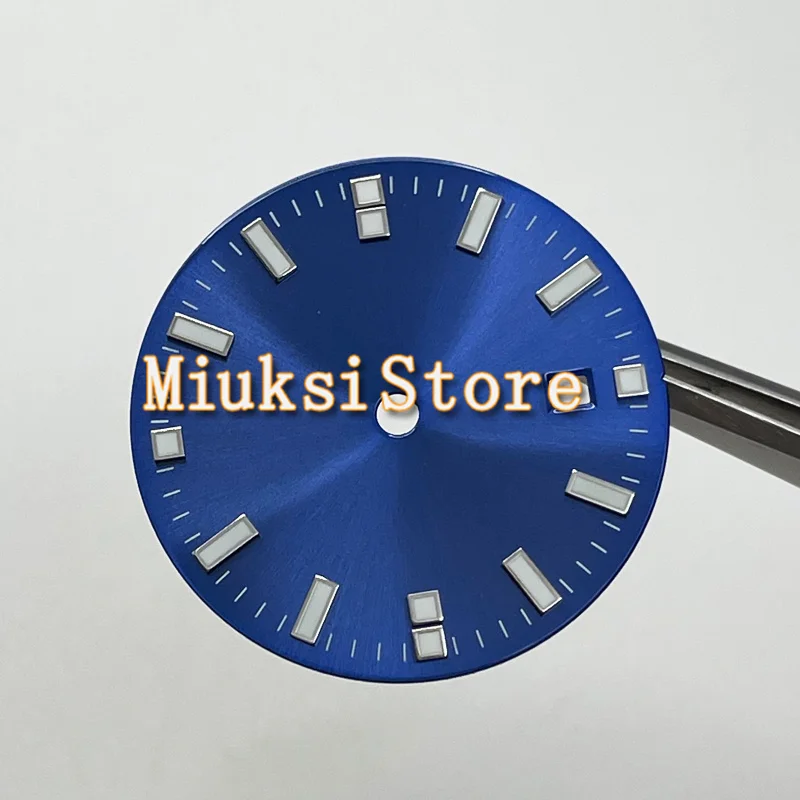 Циферблат 31 5 мм черный синий зеленый светящийся оранжевый подходит для Miyota 8205 8215