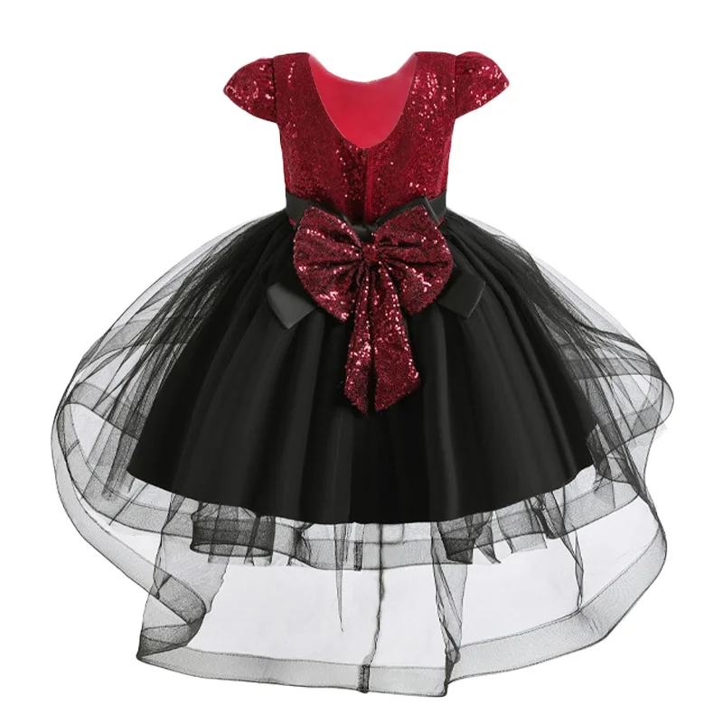 Детские платья для девочек платье принцессы с пачкой и блестками детское