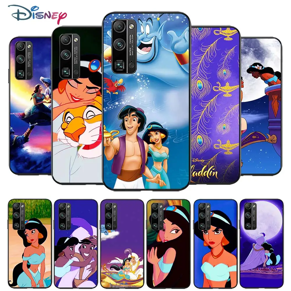 

Aladdin and the magic lamp for Huawei Honor V30 20 Pro X10 9S 9A 9C 9X 8X 10 9 Lite 8 7 Pro Silicone Soft Black Phone Case