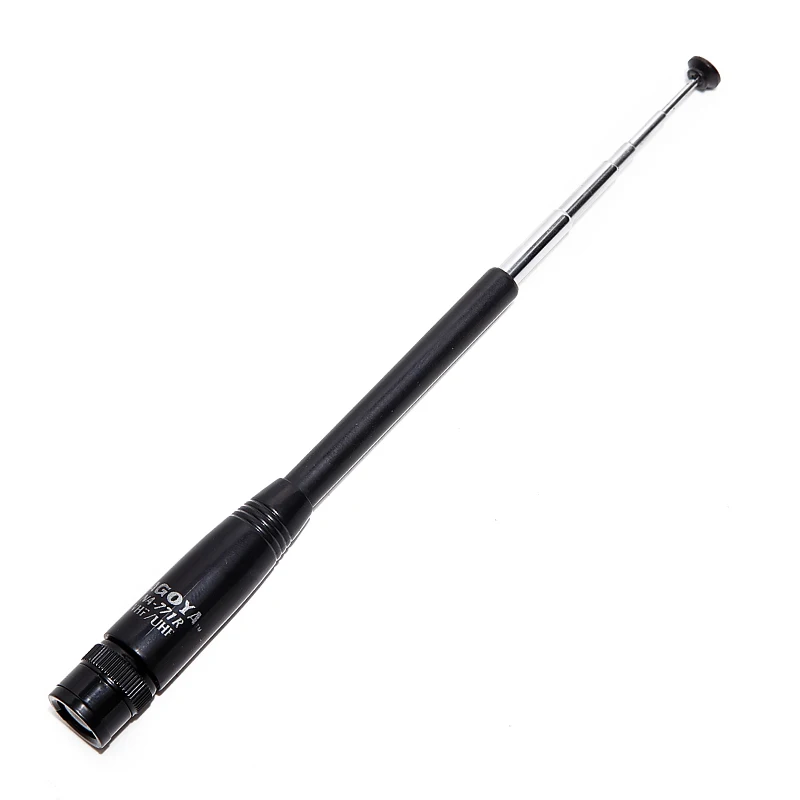 Выдвижная телескопическая антенна 42 см VHF UHF Двухдиапазонная для портативной