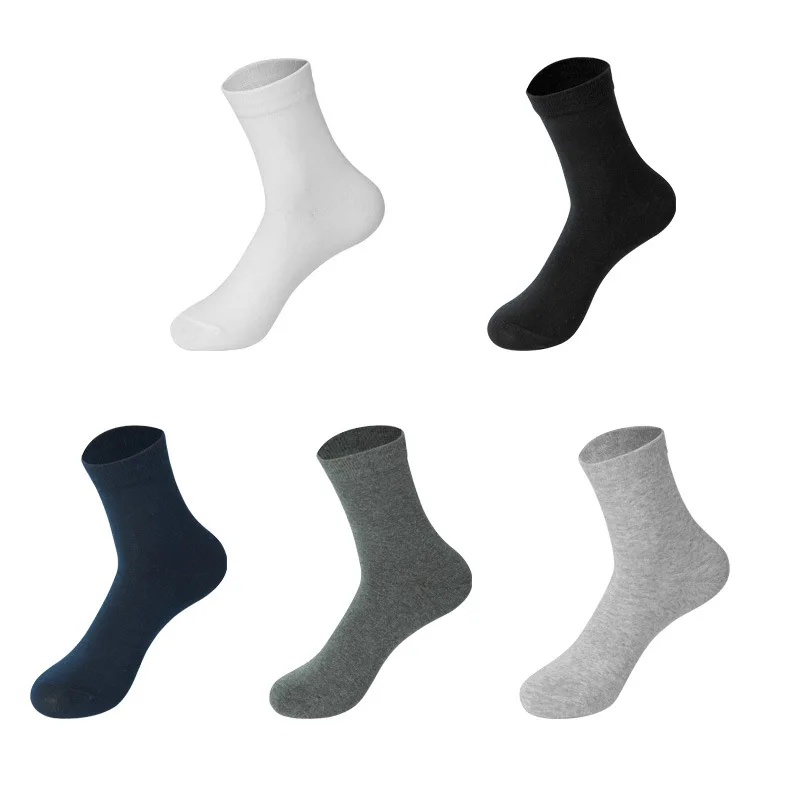 

Best Highest Harajuku Men's Socks Mid-tube Cotton Business Stockings Men's Socks New Style Comfortable Breathable Deodorant