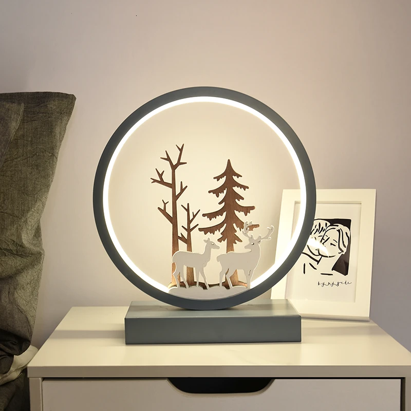 Современная настольная лампа дешевая простая Скандинавская для обучения Ins Lampara