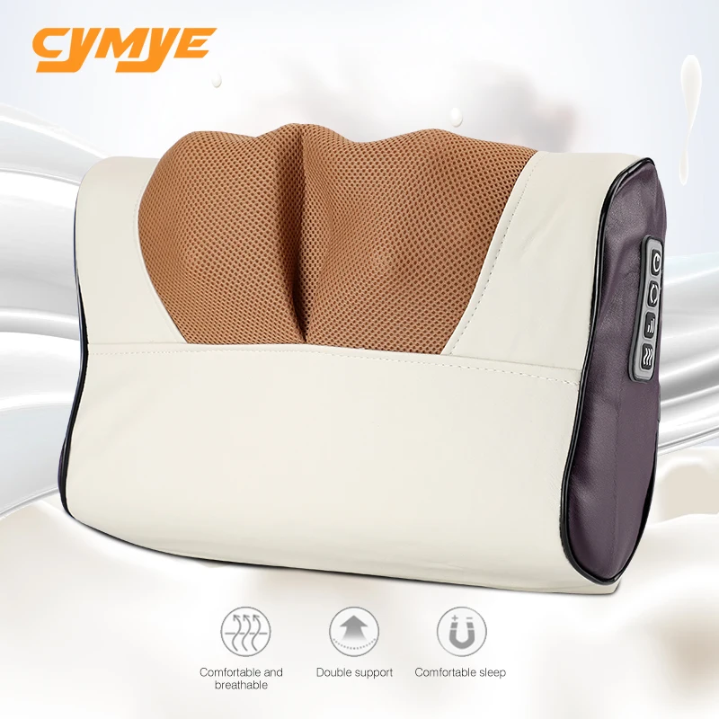 Электрическая массажная подушка Cymye для шеи плеч спины и тела|Расслабляющие