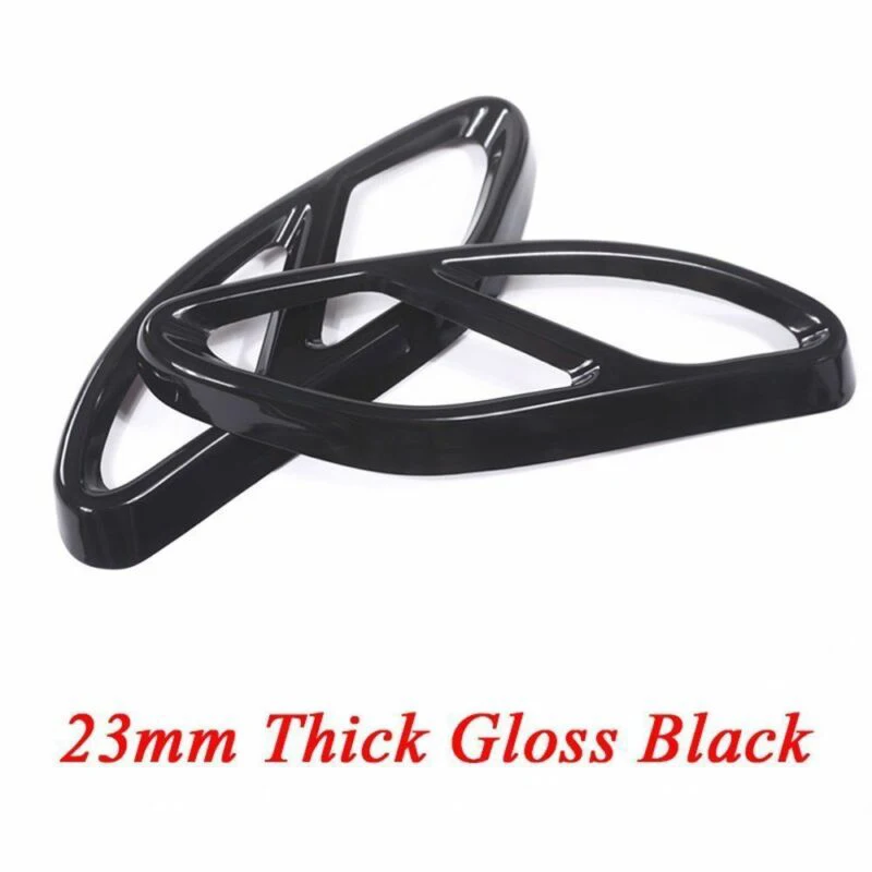 2pcs Black Rear Exhaust Muffler Cover Trim For Mercedes-Benz CLA Class C117 2016 Fashion Auto Accessories | Автомобили и