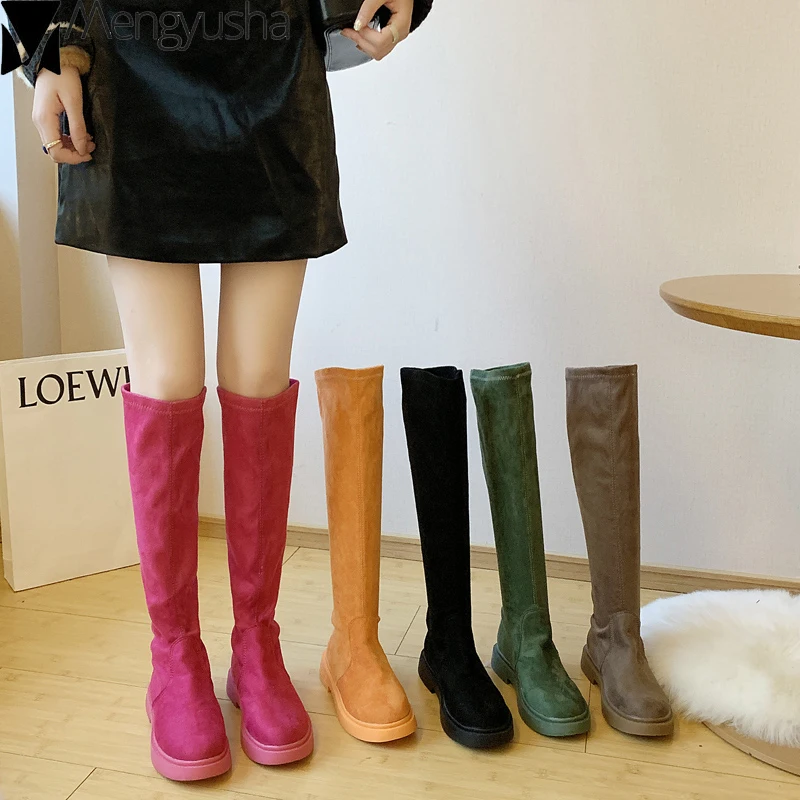 Горячая Распродажа ярких цветов женские сапоги martin 2 высота трубки меховая