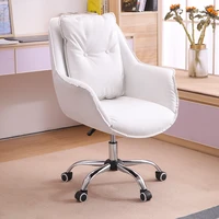 pu leather cotton linen leather cloth computer chair gaming chair ergonomically adjustable simple chair home office furniture