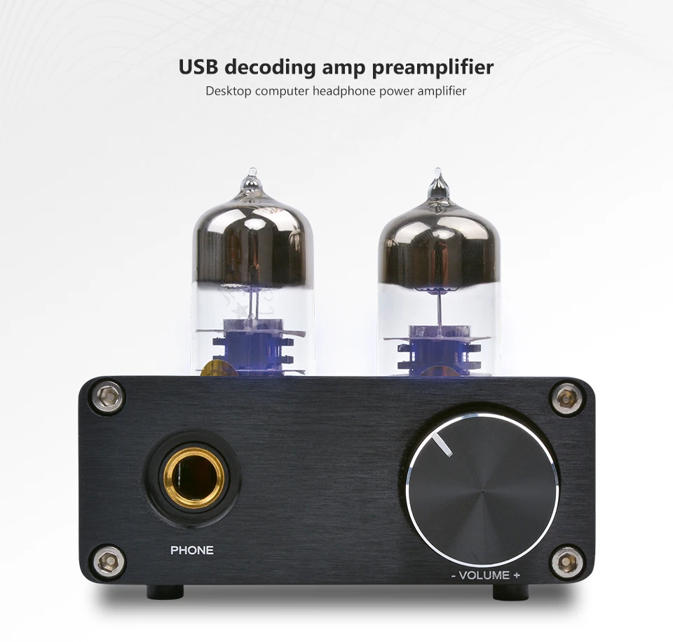 AIYIMA Hi Fi вакуумный 6J9 ламповый усилитель стерео PCM2706 USB DAC декодер мини домашний