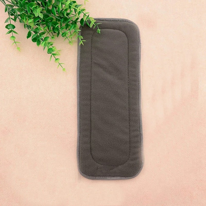 12 Упаковка мягкие и многоразовые 5 слоев ткань из бамбукового древесного угля