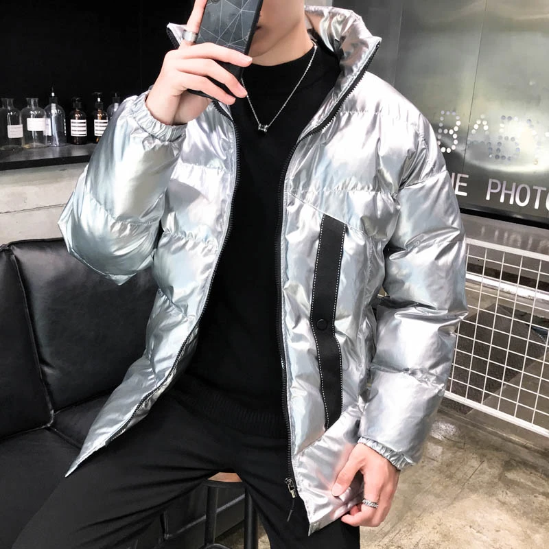 Зимняя мужская хлопковая стеганая одежда мужские водонепроницаемые парки