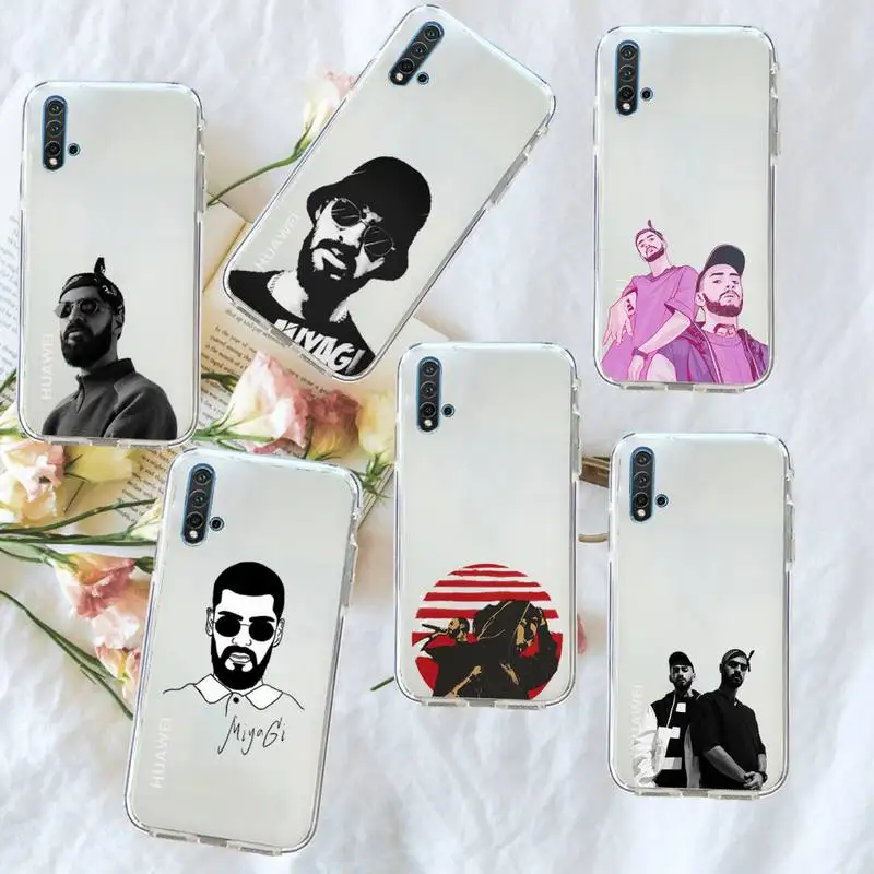 

Hajime MiyaGi Andy Panda Phone Case Transparent for Huawei honor P mate 40 20 30 10 50 i 9 x mate pro lite 8a