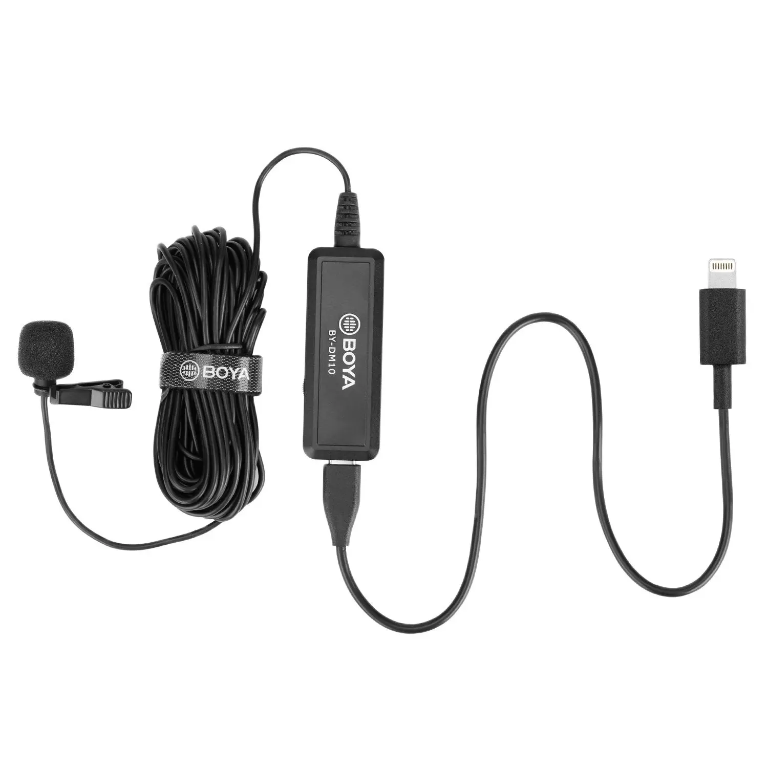 

BOYA BY-DM10 Didital Lavalier Microphone for iOS Android MAC Windows Computer with Lightning USB Cable Vlog Record Youtube Video