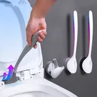 Силиконовый держатель для туалетной щетки, настенный набор для уборки туалета, инструменты для уборки углов