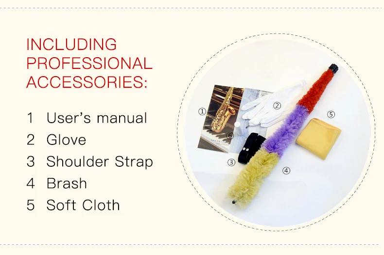 Аксессуары для альт-саксофона из розового золота латуни | Спорт и развлечения