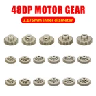 SURPASS-HOBBY 48DP 3,175 мм, 31T, 32T, 34T, 36T, 38T, 40T, 42T, 44T, 46T, 48T, металлический Шестеренчатый мотор из алюминиевого сплава для радиоуправляемой модели автомобиля 110