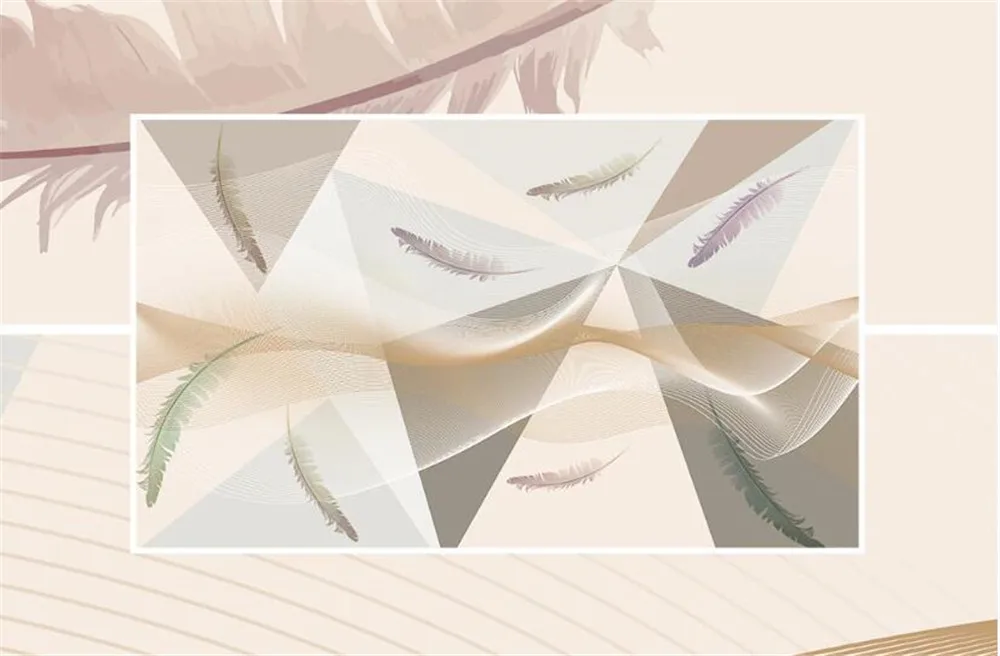 Milofi пользовательские Настенные обои росписи Золотой Серый роскошные