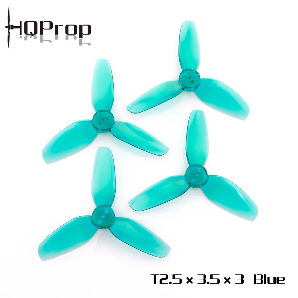 HQPROP T2.5X3.5X3 2535 3 лопастной Пропеллер из поликарбоната для радиоуправляемых FPV