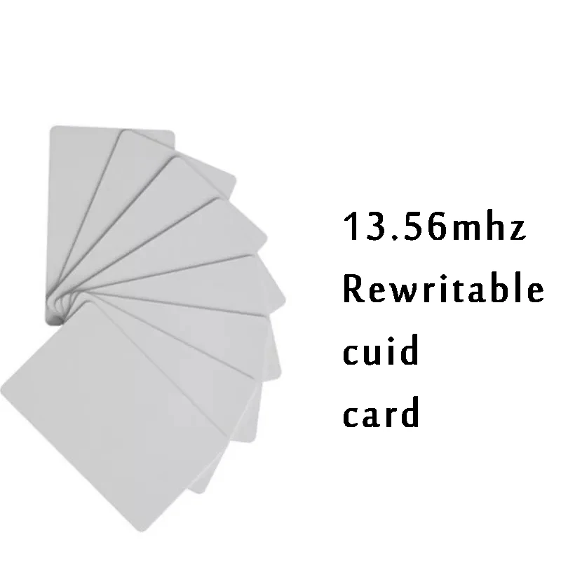 

RFID Access Control Smart Chip Card NFC Tag 0 Block Variable 1K S50 Copy Key 13.56Mhz CUID Badge Rewritable Clone Card