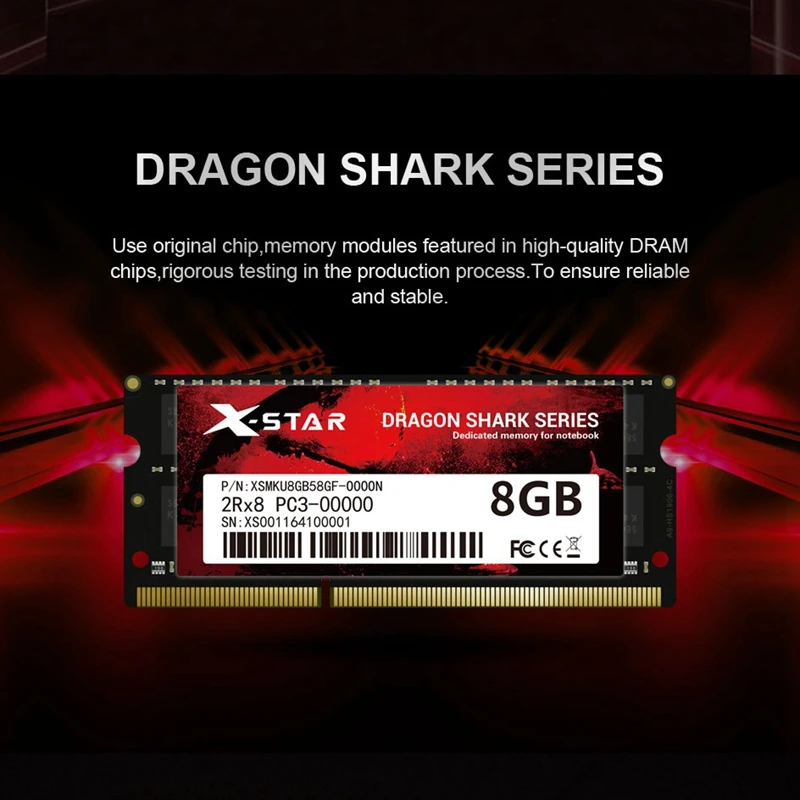 

X-STAR RAM DDR3 8GB 1600MHZ Laptop Memory Stick Laptop Flash Memory Laptop DDR3 8GB RAM for AMD