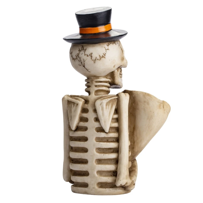 Держатель для ручки в виде черепа настольный органайзер кисточек макияжа