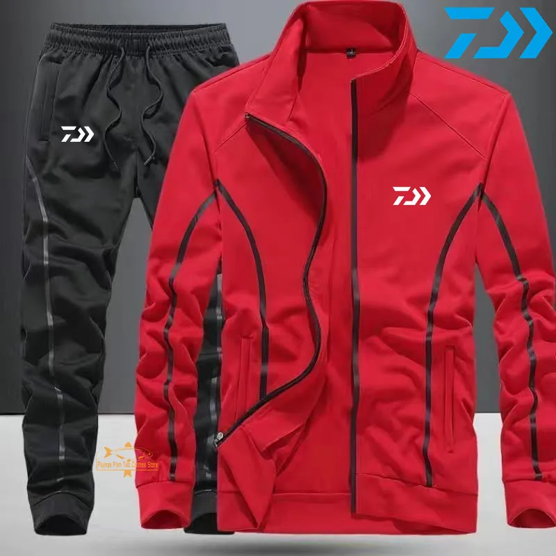 

Весна 2021, набор Daiwa для рыбалки, мужской тонкий рыболовный костюм, дышащая водонепроницаемая рыболовная куртка, повседневная спортивная оде...