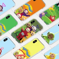 teletubbies cute phone case for iphone 6s 7 8plus xr xs max 11 12 pro max mini funds clear