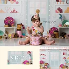 Фоны для фотосъемки конфеты бар мороженое фон для фотосъемки Детский День Рождения фотография фоны для фотостудии
