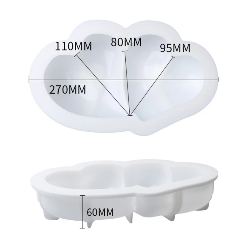 Новая силиконовая форма для мусса торта лесного ореха фруктов свадебные 3D