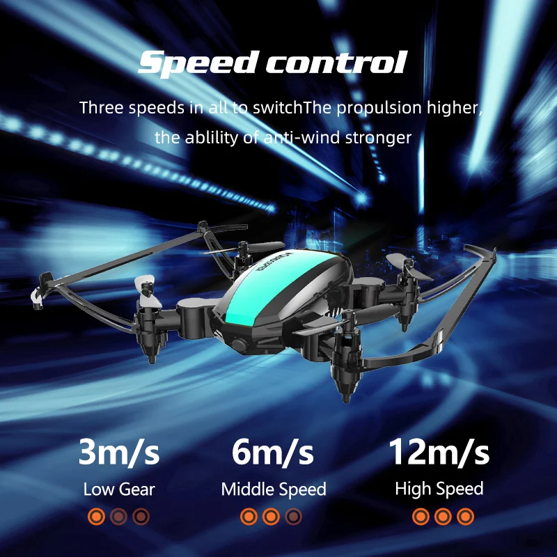 Global Drone GW125 мини-Дрон Квадрокоптер 2,4G 4CH RC вертолет Микро Карманный складной Дрон для детей игрушки для мальчиков