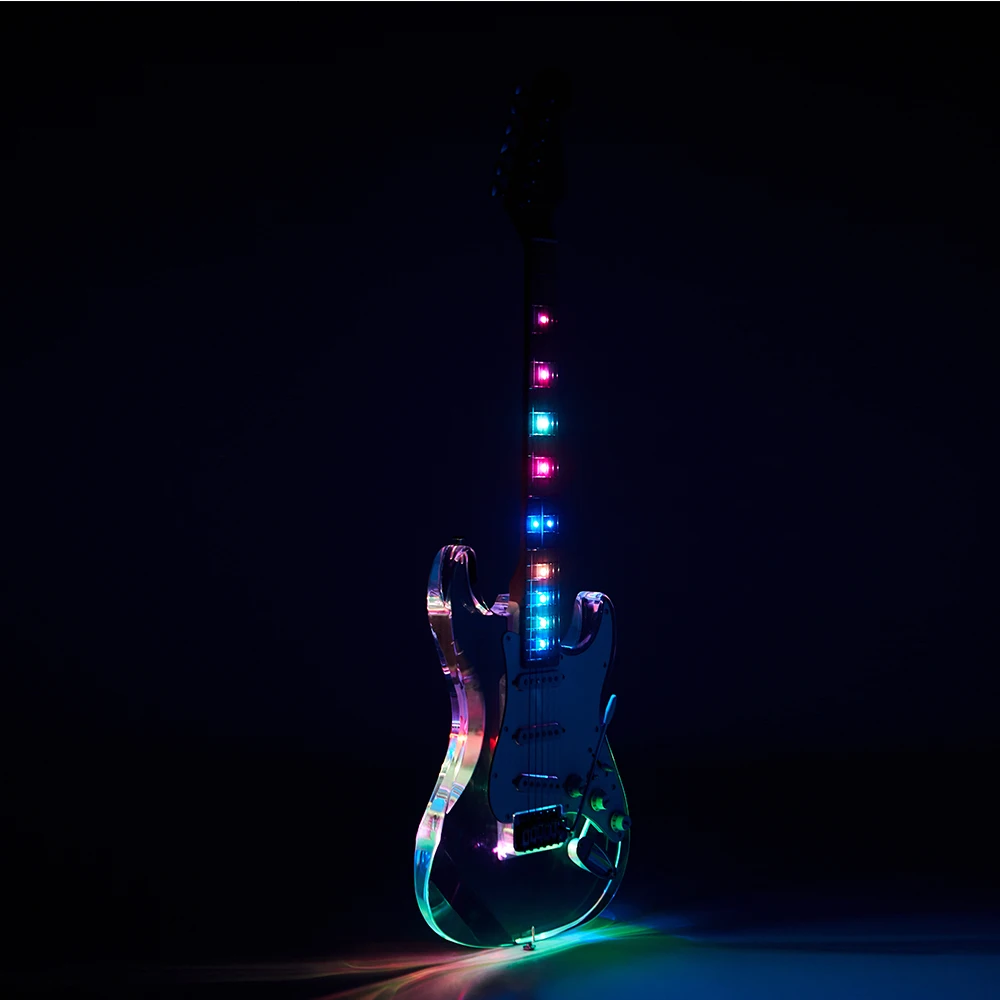 

Светодиодсветильник электрическая гитара, акриловый корпус, яркие Лады светильник гитара, бесплатная доставка
