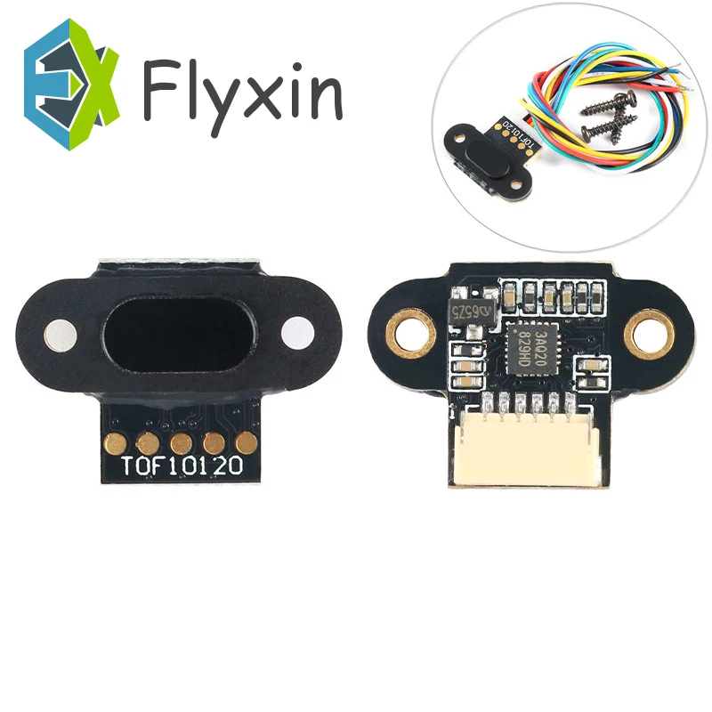 Модуль датчика расстояния Tof10120 10 180 см 1 шт. датчик Uart I2C выход 3 5 В интерфейс Rs232 для